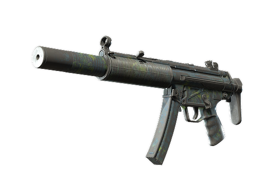 Souvenir MP5-SD | Lime Hex (Battle-Scarred)
