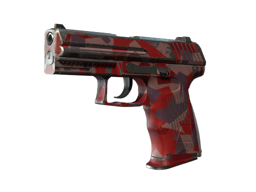 Souvenir P2000 | Red FragCam (Well-Worn)
