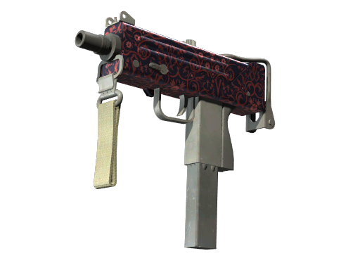 Souvenir MAC-10 | Red Filigree (Factory New)