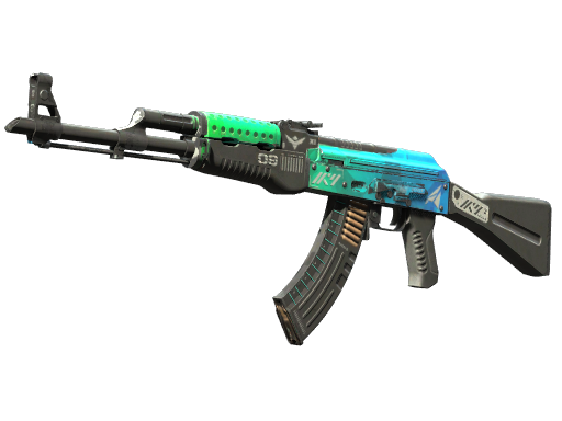 Souvenir AK-47 | Ice Coaled (Well-Worn)