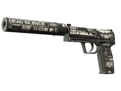 Souvenir USP-S | Ticket to Hell (Well-Worn)