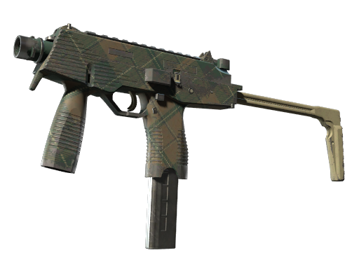 Souvenir MP9 | Green Plaid (Field-Tested)