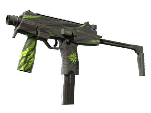 Souvenir MP9 | Deadly Poison (Well-Worn)