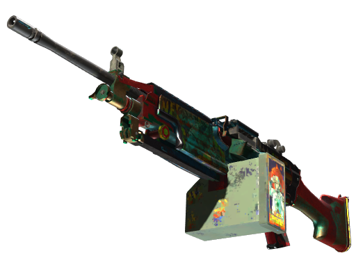 Souvenir M249 | Nebula Crusader (Battle-Scarred)
