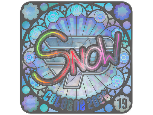 Sticker | snow (Holo, Ranked) | Cologne 2026