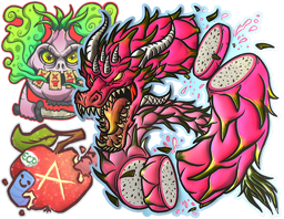 Fruits And Veggies Sticker Collection