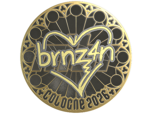 Sticker | brnz4n (Gold) | Cologne 2026