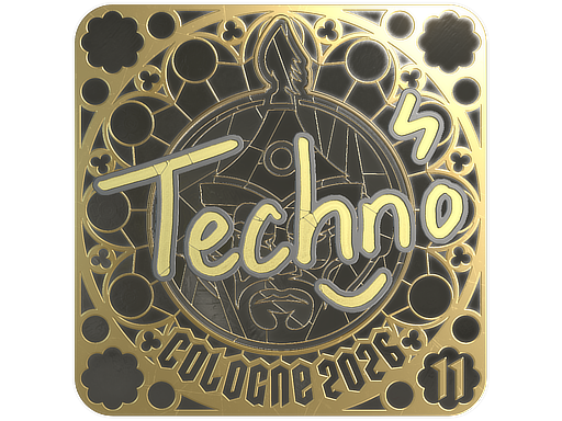 Sticker | Techno4K (Gold, Ranked) | Cologne 2026