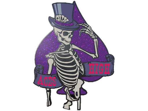 Genuine Aces High Pin