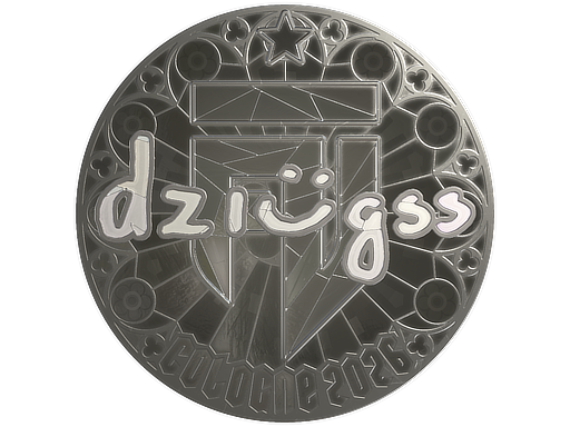 Sticker | dziugss (Foil) | Cologne 2026