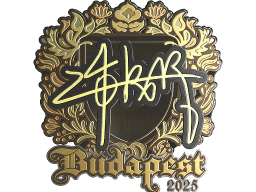 Sticker | z4KR (Gold) | Budapest 2025