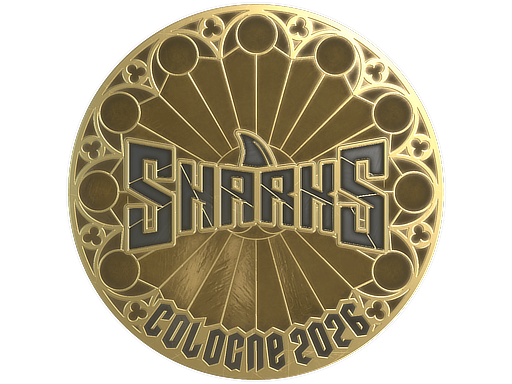 Sticker | Sharks Esports (Gold) | Cologne 2026