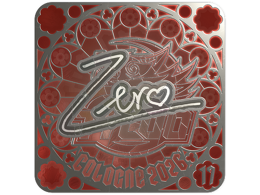 Sticker | Zero (Foil, Ranked) | Cologne 2026