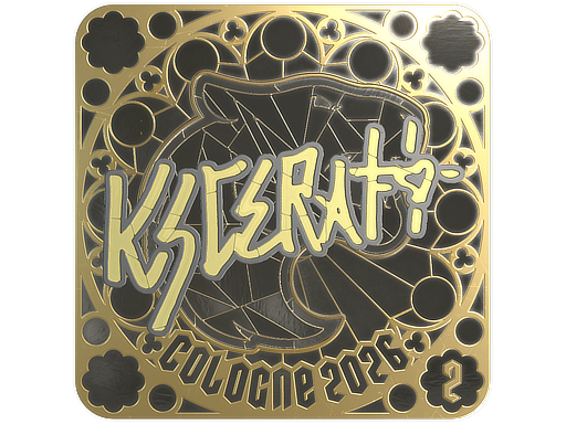 Sticker | KSCERATO (Gold, Ranked) | Cologne 2026