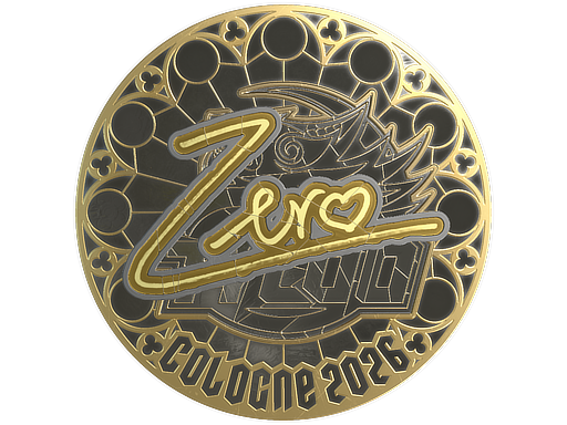 Sticker | Zero (Gold) | Cologne 2026
