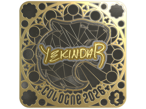 Sticker | YEKINDAR (Gold, Ranked) | Cologne 2026