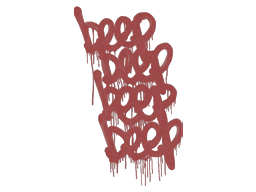 Sealed Graffiti | BEEP (Blood Red)
