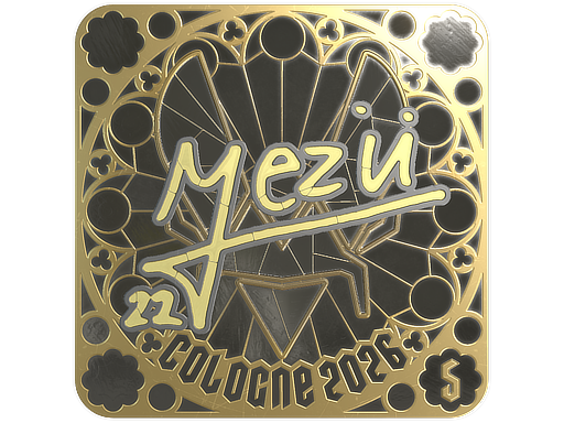 Sticker | mezii (Gold, Ranked) | Cologne 2026