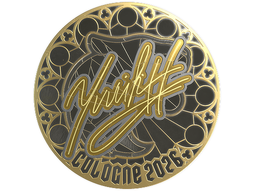 Sticker | yuurih (Gold) | Cologne 2026