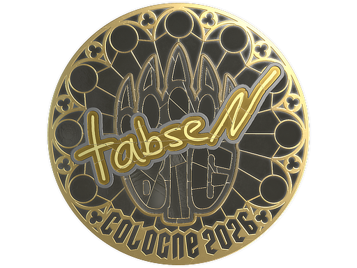 Sticker | tabseN (Gold) | Cologne 2026