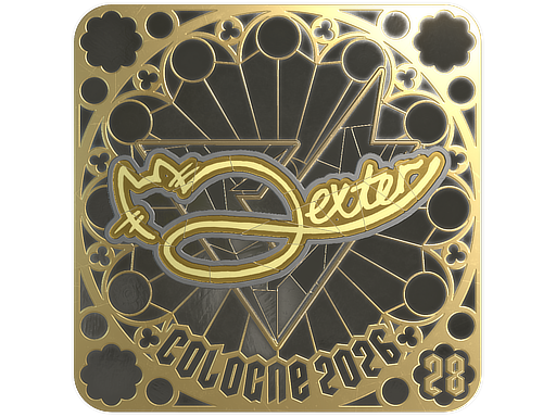 Sticker | dexter (Gold, Ranked) | Cologne 2026