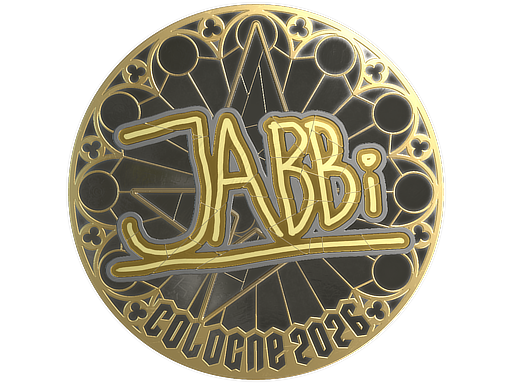 Sticker | jabbi (Gold) | Cologne 2026