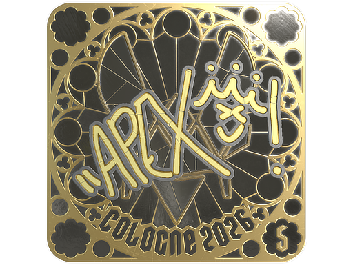Sticker | apEX (Gold, Ranked) | Cologne 2026