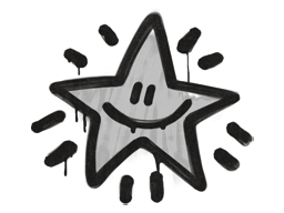 Sealed Graffiti | Shining Star (Shark White)