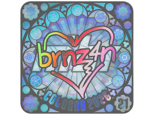 Sticker | brnz4n (Holo, Ranked) | Cologne 2026