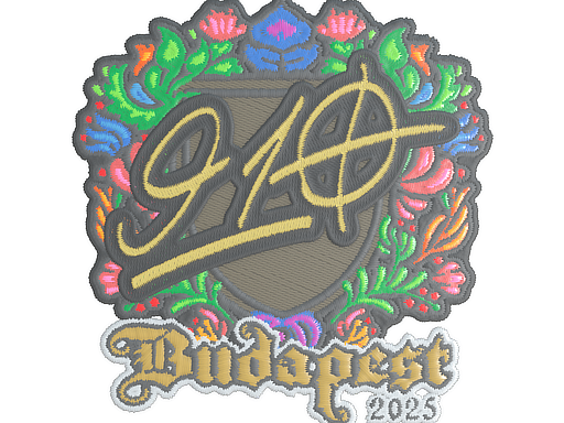Sticker | 910 (Embroidered) | Budapest 2025