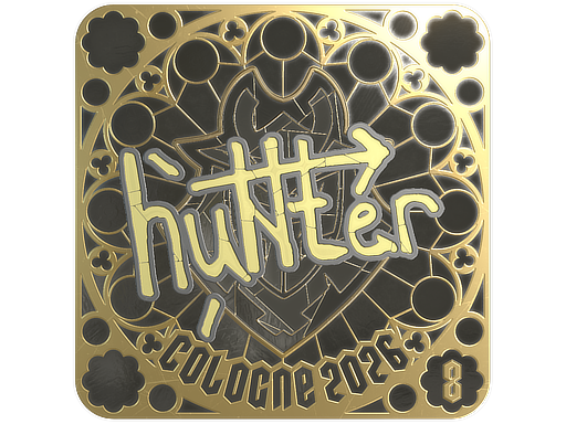 Sticker | huNter- (Gold, Ranked) | Cologne 2026