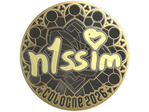 Sticker | n1ssim (Gold) | Cologne 2026