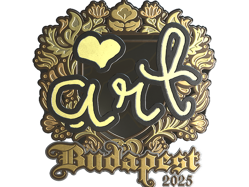 Sticker | arT (Gold) | Budapest 2025