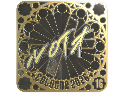Sticker | nota (Gold, Ranked) | Cologne 2026