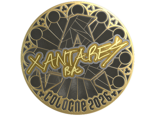 Sticker | XANTARES (Gold) | Cologne 2026