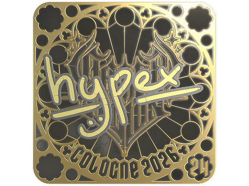 Sticker | hypex (Gold, Ranked) | Cologne 2026