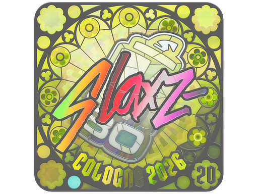 Sticker | slaxz- (Holo, Ranked) | Cologne 2026
