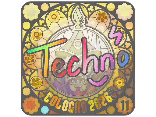 Sticker | Techno4K (Holo, Ranked) | Cologne 2026