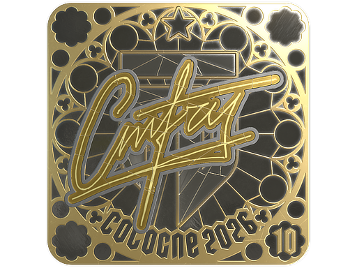 Sticker | cmtry (Gold, Ranked) | Cologne 2026