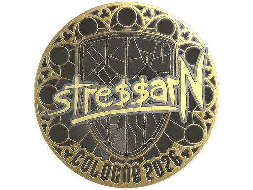 Sticker | stressarN (Gold) | Cologne 2026