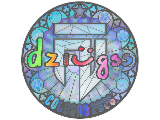 Sticker | dziugss (Holo) | Cologne 2026