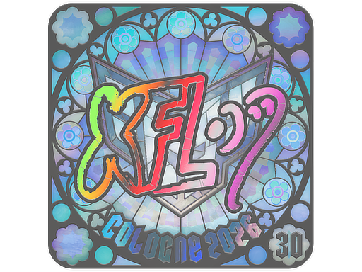Sticker | xfl0ud (Holo, Ranked) | Cologne 2026