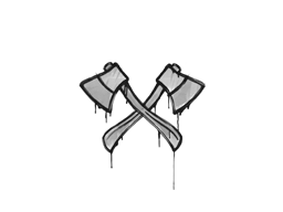 Sealed Graffiti | X-Axes (Shark White)