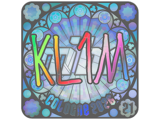 Sticker | kl1m (Holo, Ranked) | Cologne 2026