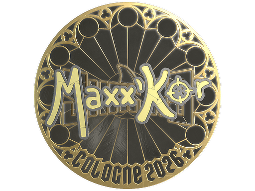 Sticker | maxxkor (Gold) | Cologne 2026