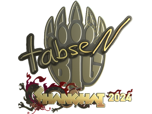 Sticker | tabseN (Gold) | Shanghai 2024