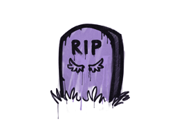 Sealed Graffiti | Tombstone (Violent Violet)