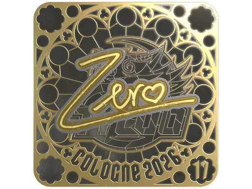 Sticker | Zero (Gold, Ranked) | Cologne 2026