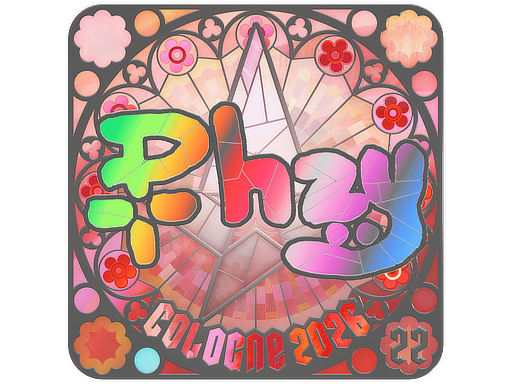 Sticker | phzy (Holo, Ranked) | Cologne 2026