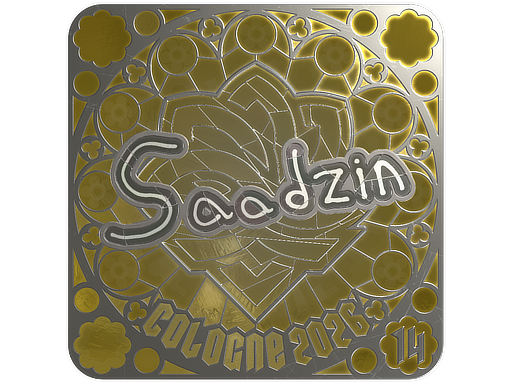Sticker | saadzin (Foil, Ranked) | Cologne 2026